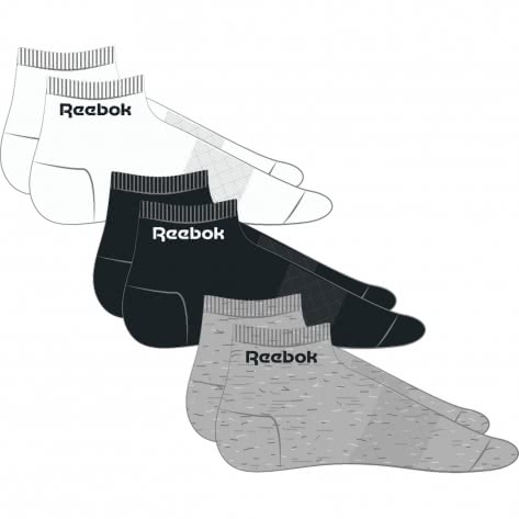 Reebok Herren Trainingssocken Active Core Ankle 3er Pack 