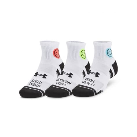 Under Armour Unisex Socken Perf Tech Nvlty 3er-Pack 1382943-100 47.5-50.5 White | 47.5 - 50.5