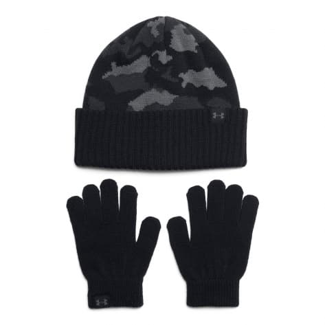 Under Armour Kinder Mütze + Handschuh Winter Set B Beanie/Glove Combo 1386641-001 Black | One size
