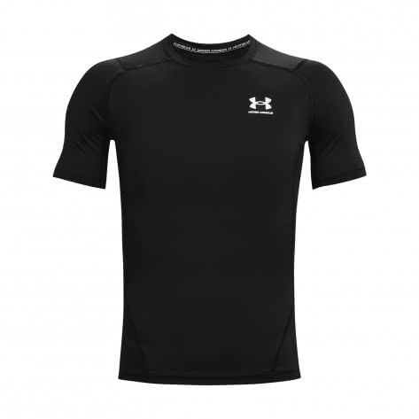 Under Armour Herren T-Shirts HG Armour Comp SS 1361518-001 L Black/White | L