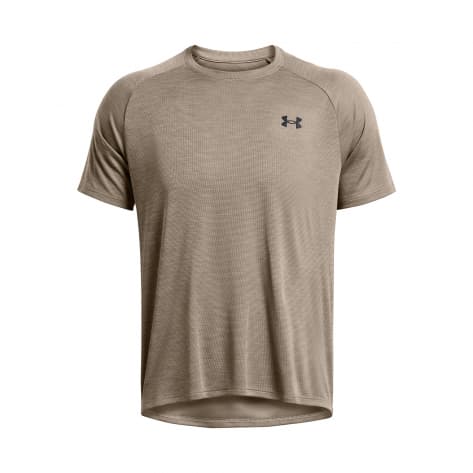 Under Armour Herren T-Shirt UA Tech Textured SS 1382796-200 M Taupe Dusk | M
