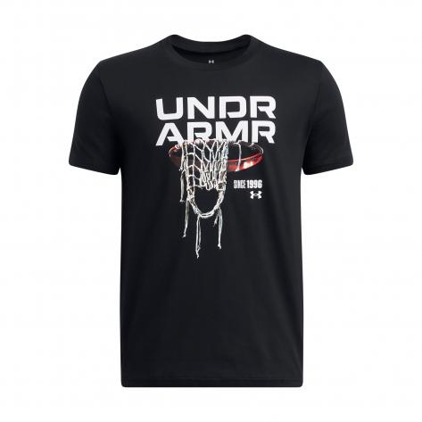 Under Armour Jungen T-Shirt UA B Hoops Net SS 1389991 