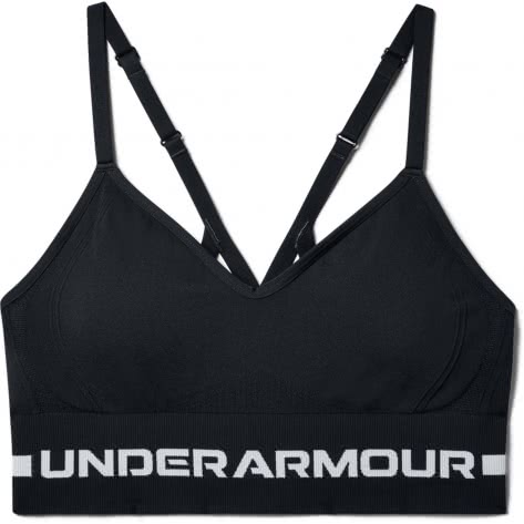 Under Armour Damen Sport BH Seamless Low Long Bra 1357719-001 M Black | M