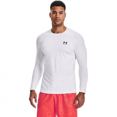 Under Armour Herren Long Sleeve HeatGear® Armour Fitted 1361506-100 XXL White | XXL
