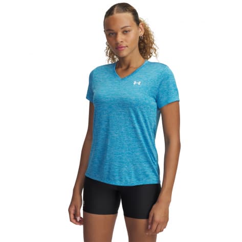 Under Armour Damen T-Shirt Tech SSV- Twist 1384227-452 L Ether Blue | L
