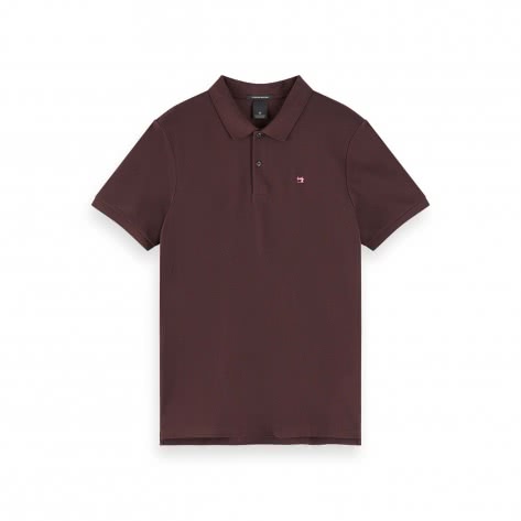Scotch & Soda Herren Polohemd Classic Cotton Pique Polo 155452 