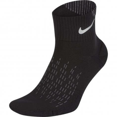 Nike Unisex Laufsocken Elite Cushioned Ankle SX7281-010 36-38 Black/Reflective | 36-38