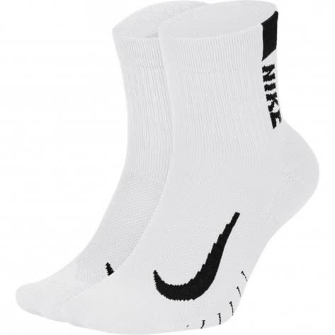 Nike Unisex Laufsocken Multiplier Ankle (2 Pair) SX7556 