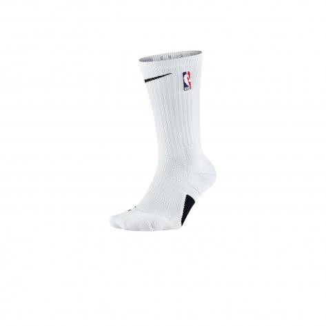Nike Unisex Socken Elite NBA Crew Socks SX7587-100 38-42 White | 38-42