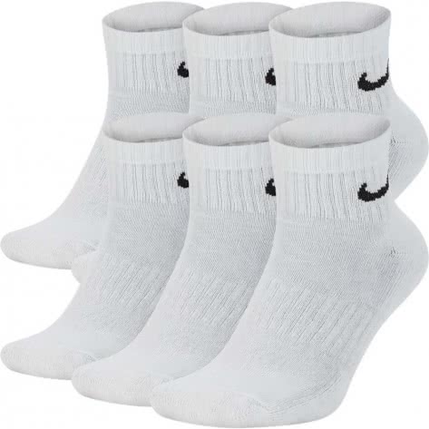 Nike Unisex Socken Everyday Cushioned Ankle Socks (6 Pairs) SX7669-010 34-38 