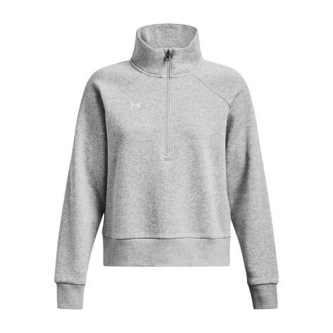 Under Armour Damen Pullover Rival Fleece 1/2-Zip 1379492-012 S Mod Gray Light Heather | S