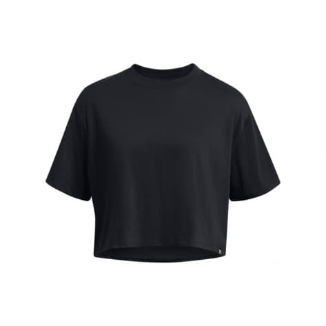 Under Armour Damen T-Shirt Campus Boxy Crop SS 1383644-001 S Black | S