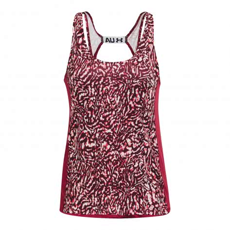 Under Armour Damen Tanktop Fly By Printed Tank 1367605-664 S Black Rose | S