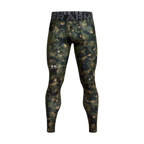 Under Armour Herren Tight HG Armour Prtd 1386938-390 S Marine OD Green | S
