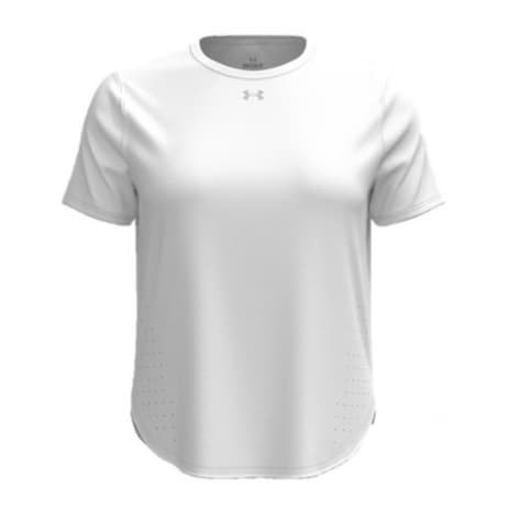Under Armour Damen T-Shirt Launch Elite Short Sleeve 1389564-100 M White/Reflective | M