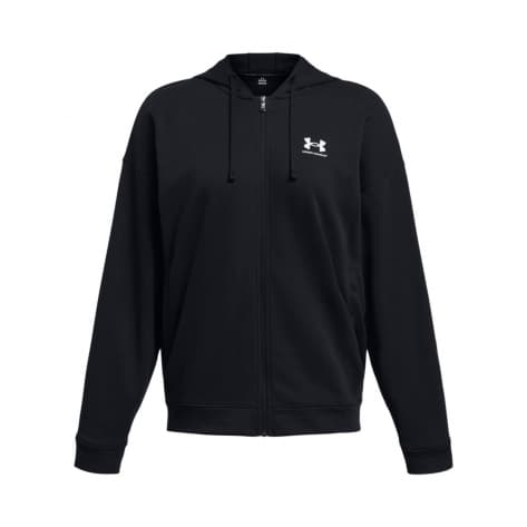 Under Armour Damen Sweatjacke Rival Terry OS FZ Hooded 1386043-001 L Black | L
