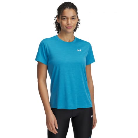 Under Armour Damen T-Shirt Tech Textured SSC 1383641-452 S Ether Blue | S