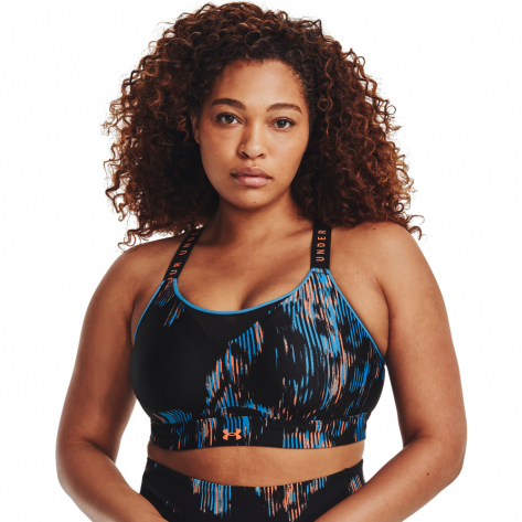 Under Armour Damen Sport BH UA Infinity High Print Bra 1369026-001 S Black | S