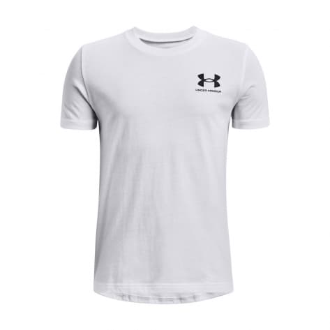 Under Armour Jungen T-Shirt Sportstyle Left Chest Logo SS 1363280-100 160-170 White | 160-170