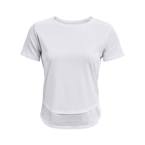 Under Armour Damen Oberteil Tech Vent Short Sleeve 1366129-100 S White | S
