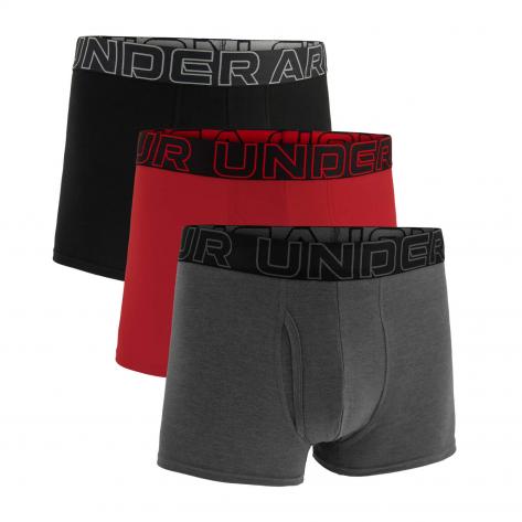 Under Armour Herren Boxershorts COTTON-SOLID 8 cm 3 Pack UUSHJ083 