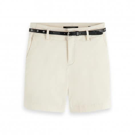 Maison Scotch Damen Short Longer Length Chino Shorts 156414-0402 25 Antique White | 25