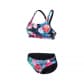 Arena Damen Bikini FLOWER BIKINI SWIM PRO BACK 006388-550 34 Black-Black Multi | 34
