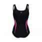 Arena Damen Badeanzug W ALISSA U BACK ONE PIECE LOW CUT C 006517-581 38 Black/Rose | 38