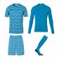 Cyan/Weiß