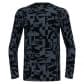 Odlo Herren Langarmshirt Base Layer Wool Heritage 112152-21109 XXL Provincial Blue-Black | XXL