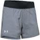 Under Armour Damen Laufshort Launch SW 1342841-001 XS Black Full Heather/Black/Reflective | XS