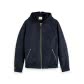 Scotch & Soda Herren Bomberjacke Jacquard Bomber Zip Hood 153446 