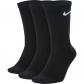 Nike Unisex Sportsocken Everyday Lightweight Crew 3PR SX7676 
