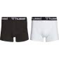 Hummel Herren Boxershorts MARS 2PACK BOXERS 203433-2114 XXL BLACK/WHITE | XXL