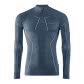 Falke Herren Langarmshirt Wool-Tech Zip Shirt 33410-6751 S Capitain | S