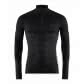 Falke Herren Shirt Maximum Warm Zip Shirt Tight 33536 