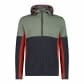 CMP Herren Fleecejacke MAN JACKET FIX HOOD 34L7647-55UR 56 Antracite-Salvia | 56