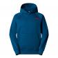 The North Face Herren Raglan Redbox Kapuzenpullover 89F9-F9T XL Mineral Ink/TNF Red | XL