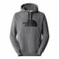 The North Face Herren Kapuzenpullover Light Drew Peak A0TE-GVD M TNF Medium Grey Htr/TNF Black | M
