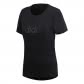 adidas Damen T-Shirt D2M SOLID LOGO TEE DS8724 XS black/grey six | XS