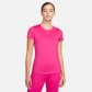 Nike Damen Trainingsshirt Dri-FIT One SS Slim Top DD0626-615 S Fireberry/White | S