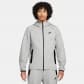 Nike Herren Sweatjacke Sportswear Tech Fleece Windrunner FB7921-063 XXL Dk Grey Heather/Black | XXL