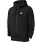Nike Herren Sweatjacke Sportswear Club BV2648-010 M BLACK/BLACK/WHITE | M