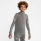 Nike Jungen Trainingstop Dry Strike Drill Top NG BV9459-084 128-137 Smoke Grey/Heather/Total Orange | 128-137