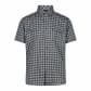 CMP Herren Kurzarmhemd MAN SHIRT 33S5857-08YN 46 Cemento-Antracite-Bianco | 46