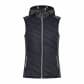 CMP Damen Weste Woman Hybrid Vest Fix Hood 33H5386-U423 34 Antracite | 34