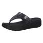 Crocs Damen Zehentrenner Monterey Metallic Wedge Flip 206303 