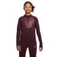 Nike Kinder Trainingsshirt Therma-Fit Academy Winter Warrior Drill Top DC9154-652 128-137 Burgundy Crush | 128-137