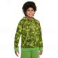 Nike Jungen Kapuzenpullover Printed French Terry Hoodie DO6495-377 122-128 Chlorophyll/Rush Orange | 122-128