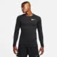 Nike Herren Langarmshirt Pro Crew Longsleeve DQ5448-010 XL Black/White | XL